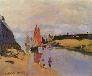 Claude Monet Hafen von Trouville France oil painting artist